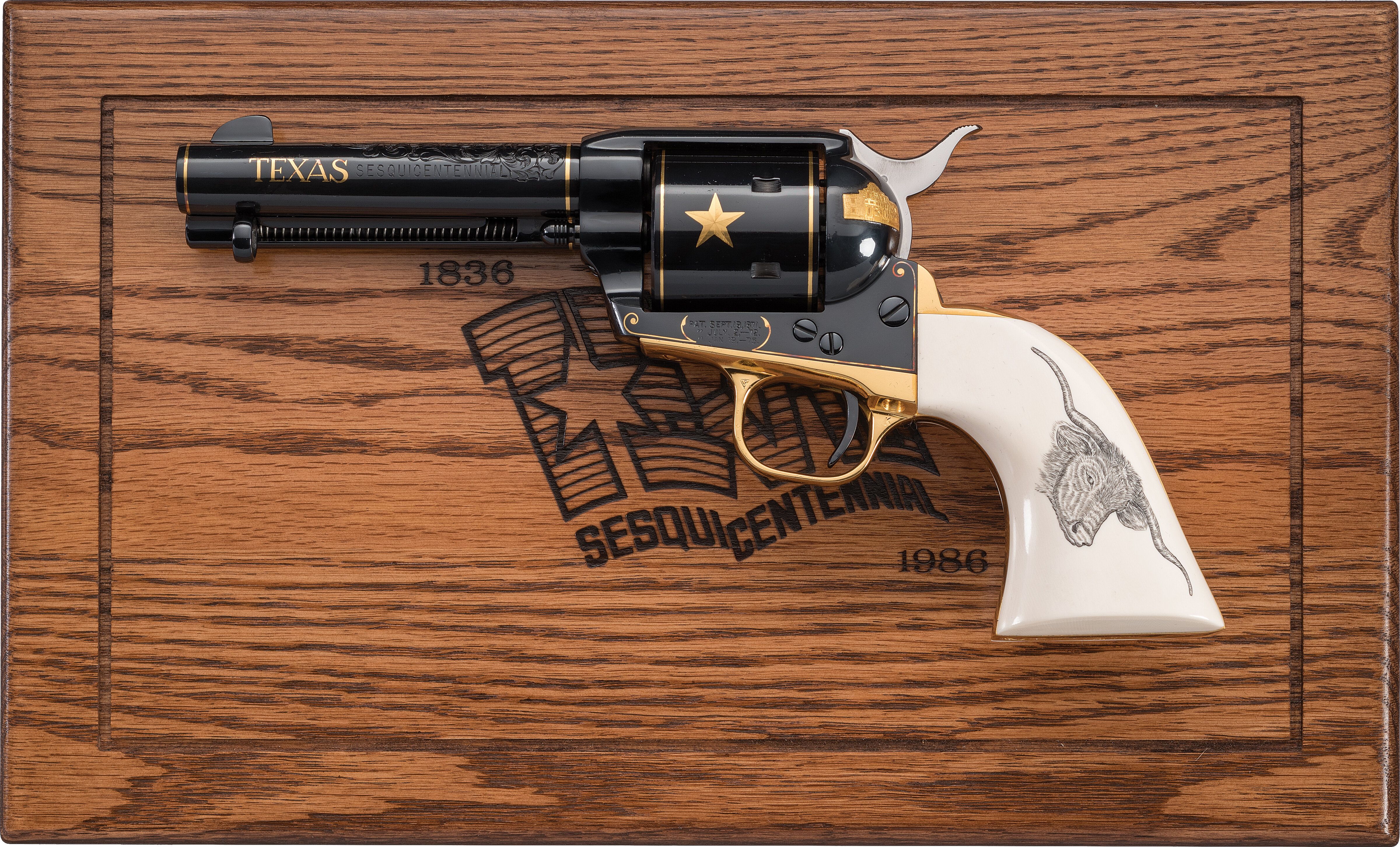 Colt Premier Edition Texas Sesquicentennial Single Action Army