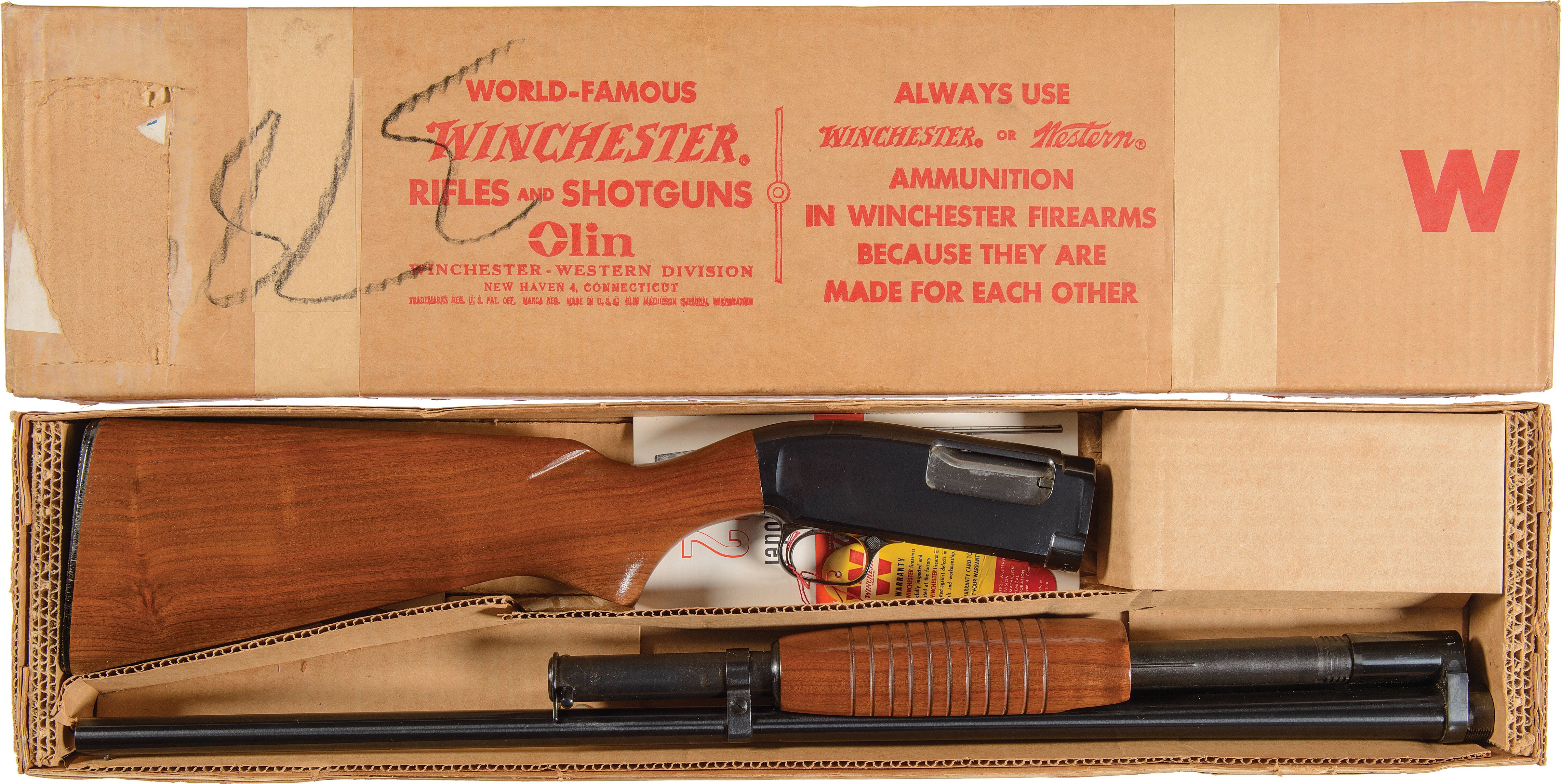 Winchester Model 12 Slide Action 16 Gauge Shotgun with Box | Rock ...
