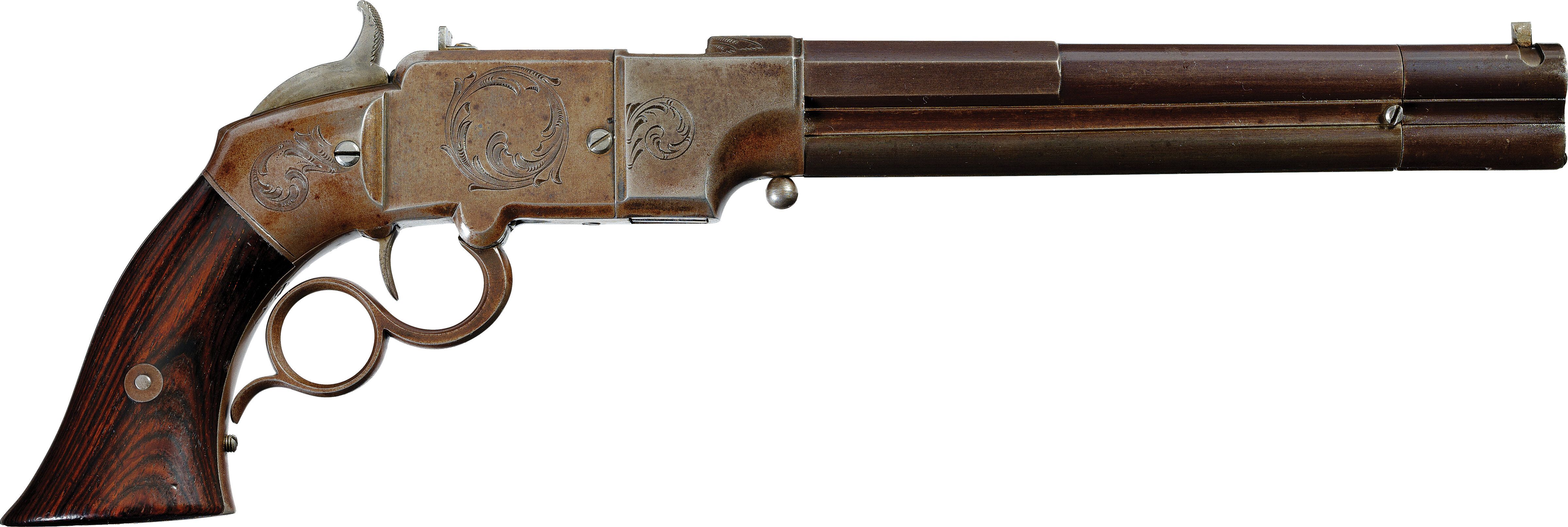 Engraved Smith & Wesson Large Frame No. 2 Type I Pistol 