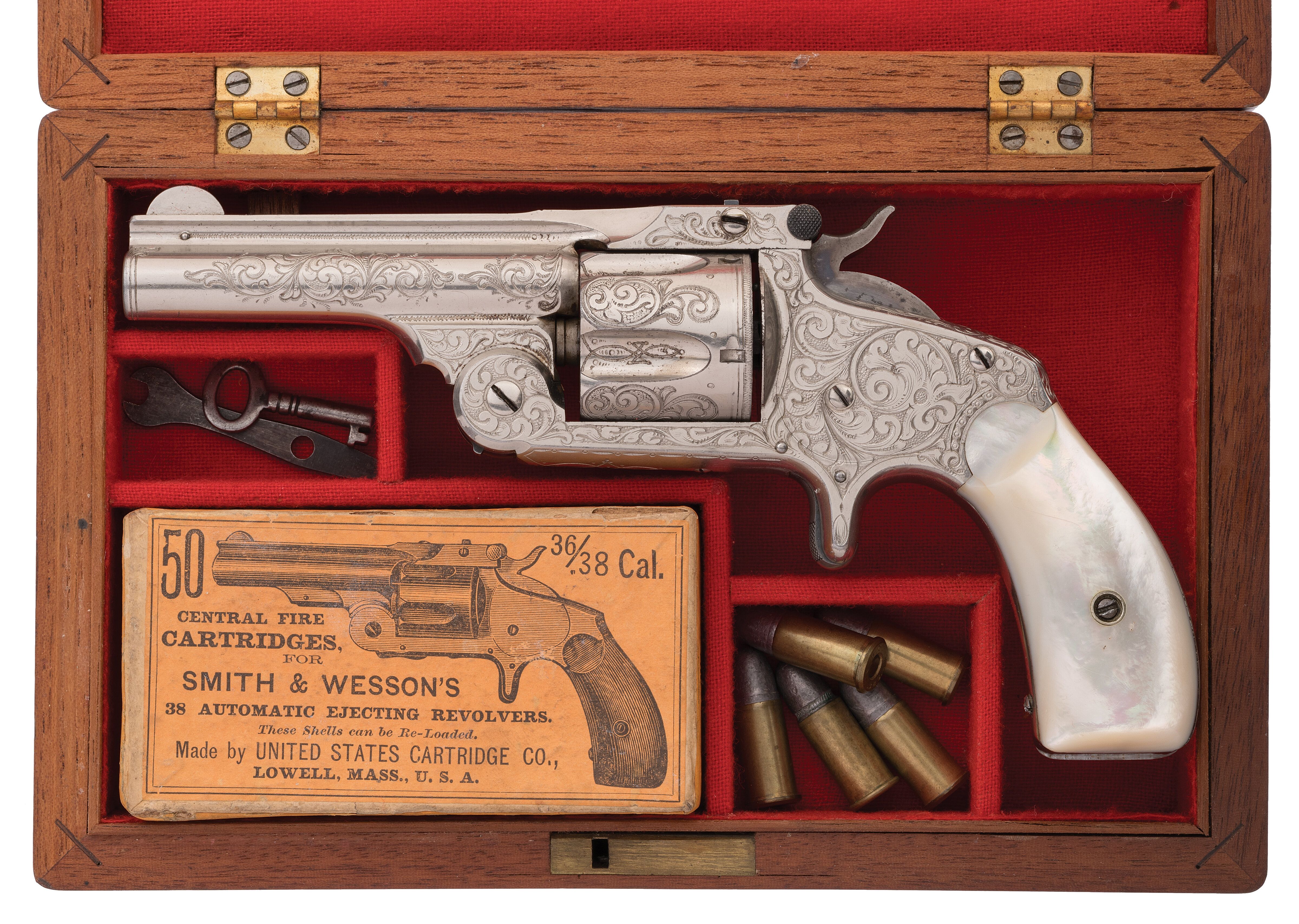 New York Engraved Smith & Wesson .38 Single Action Revolver | Rock