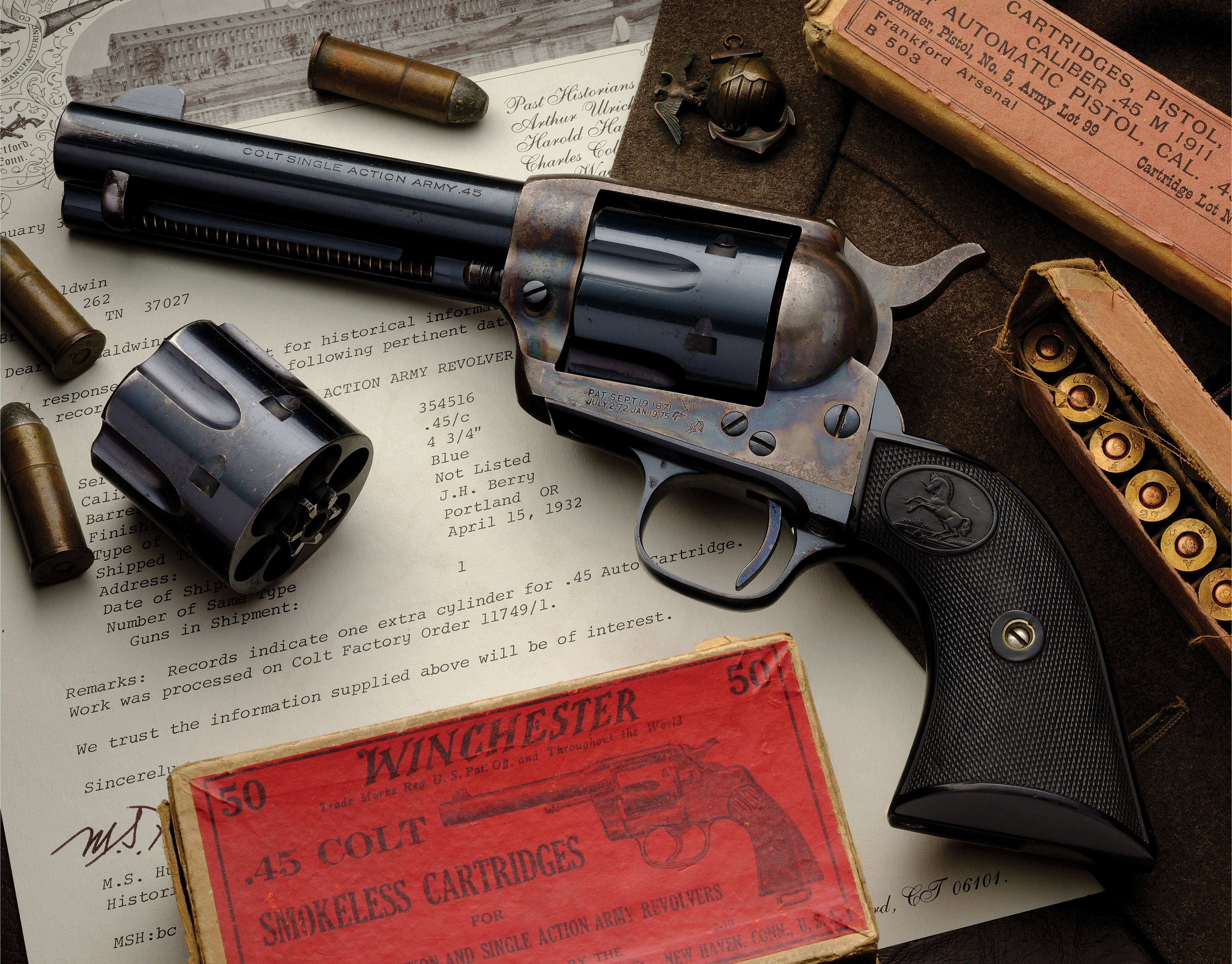 First Generation Colt Single Action Army Revolver | Rock