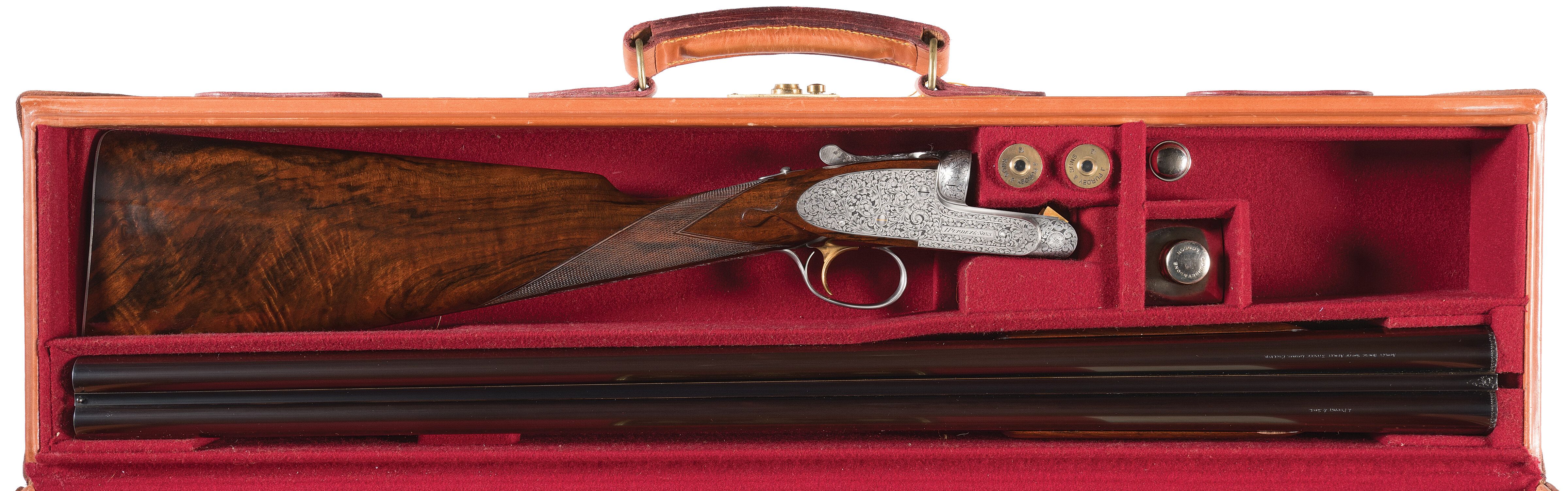 Pair of S. J. Kelly Engraved James Purdey & Sons Shotguns | Rock Island ...