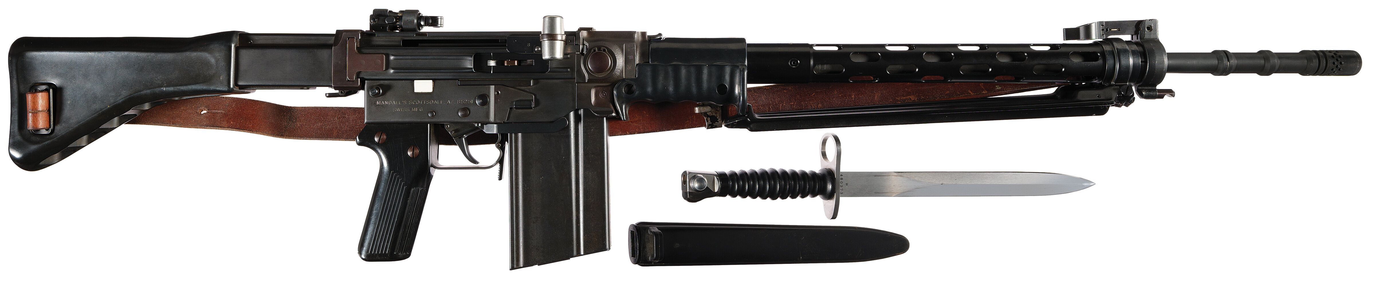 Swiss SIG PE 57 Rifle with Bayonet and Accessories | Rock Island Auction