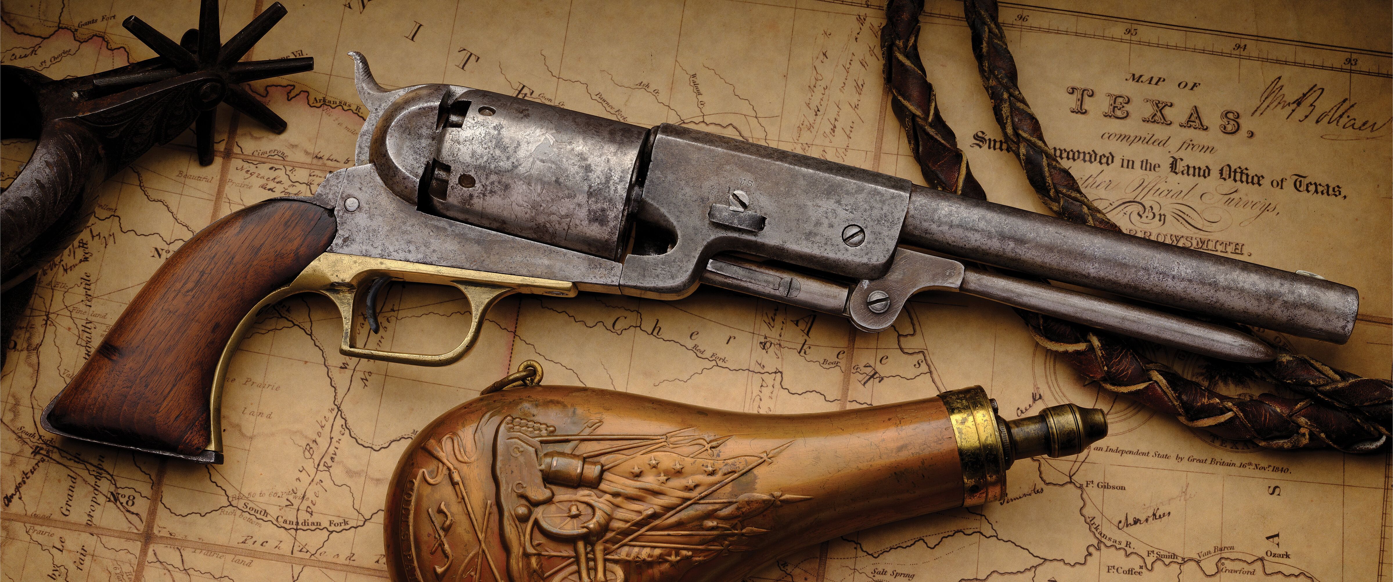 B Company No. 102 Colt Walker Percussion Revolver | Rock Island