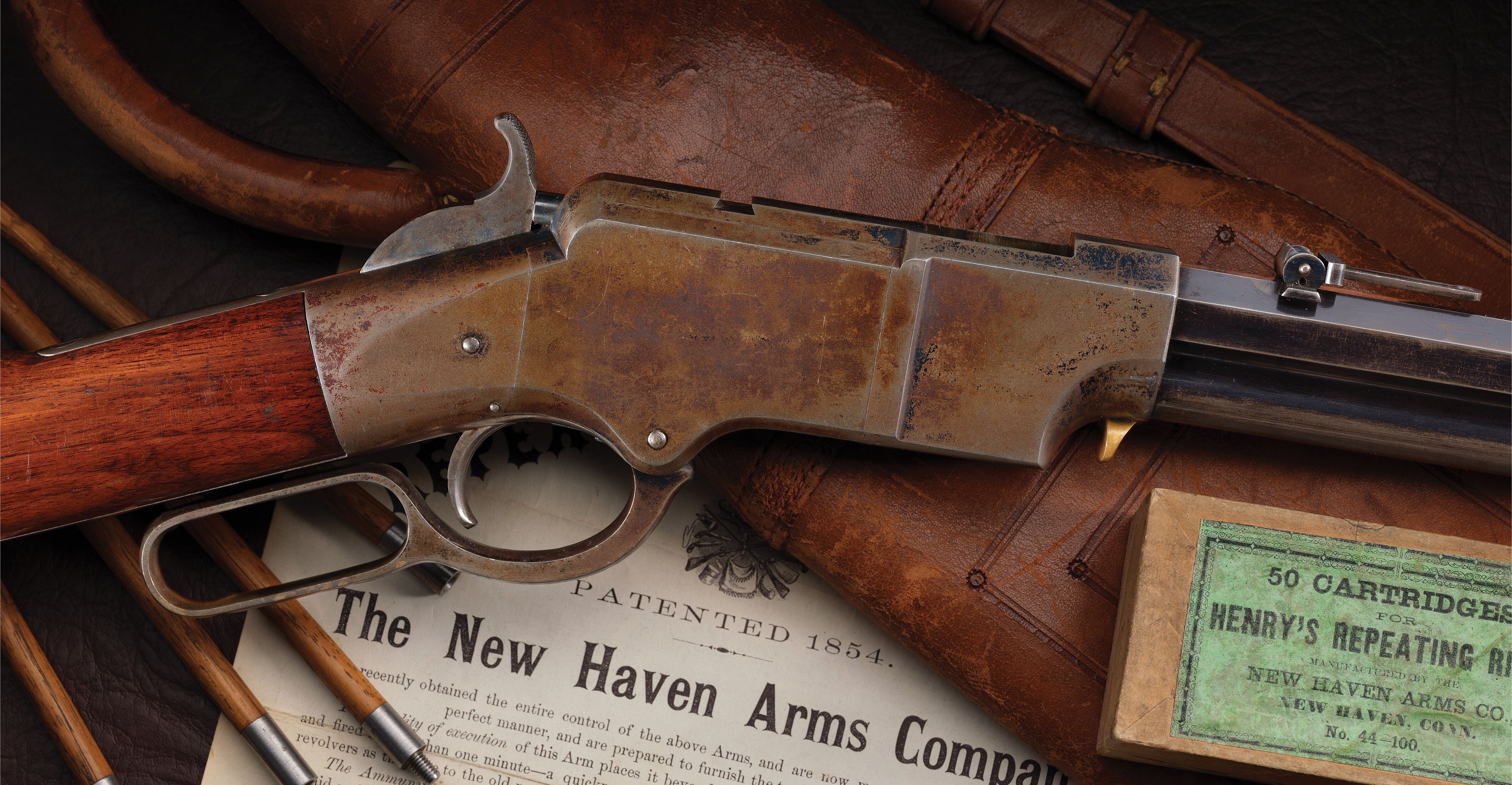 Iron Frame New Haven Arms Co. Henry Lever Action Rifle | Rock