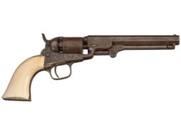 S.D. Burchard Inscribed Engraved Colt Model 1849 Pocket Revolver