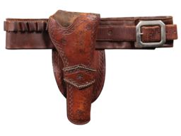 Tooled Mexican Loop Single Action Holster Rig