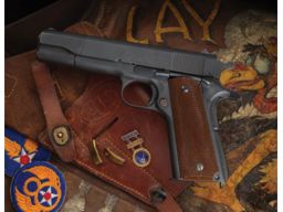 US&S 1911A1 Pistol Issued to B-17 Co-Pilot Arthur C. Stipe 100th