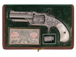 New York Engraved Smith & Wesson Number 1 1/2 Revolver
