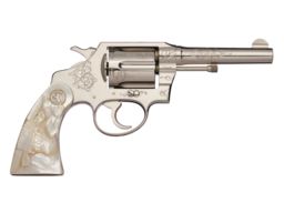 Factory Engraved Colt Police Positive Special DA Revolver 