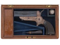 Factory Engraved Tipping & Lawden/Sharps Patent Pepperbox Pistol