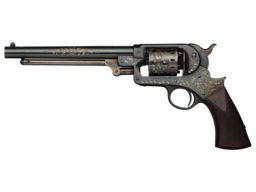 Engraved Civil War Starr Arms Co. Model 1863 Revolver 
