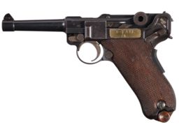 Dutch Contract DWM 1906 Luger Semi-Automatic Pistol