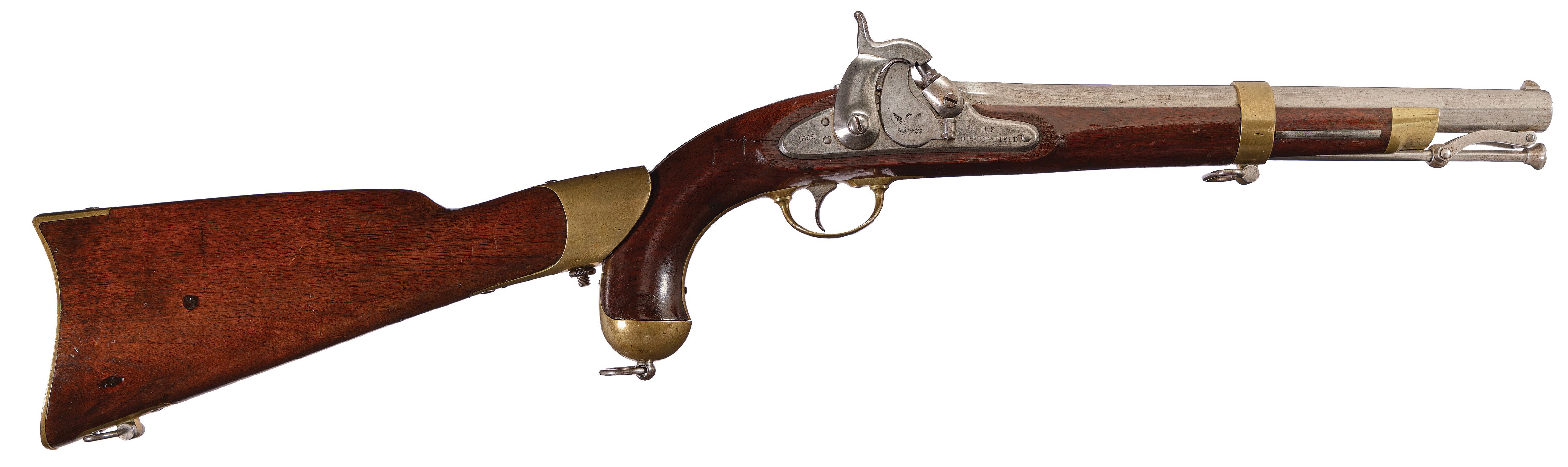 Springfield Model 1855 Percussion Pistol-Carbine with Stock | Rock