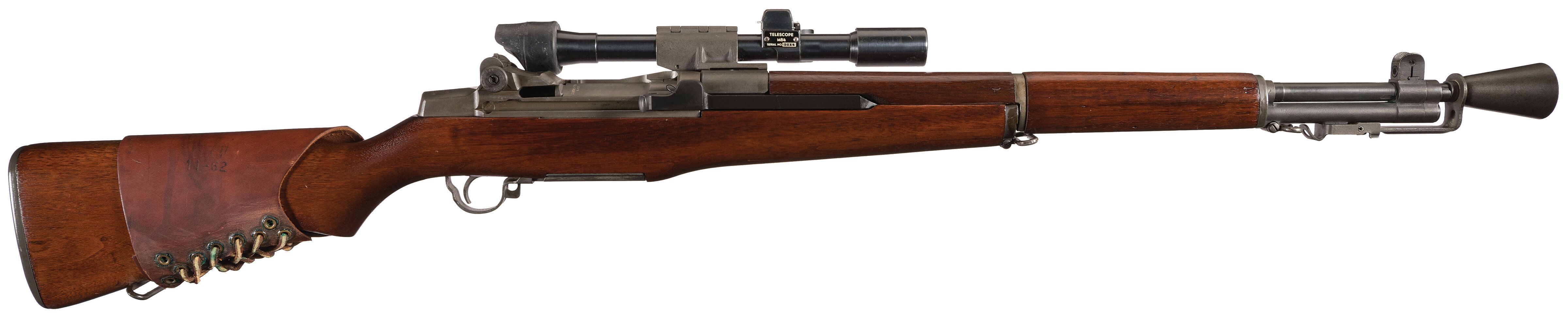 U.S. Springfield M1D Garand Sniper Rifle with M84 Scope | Rock Island ...