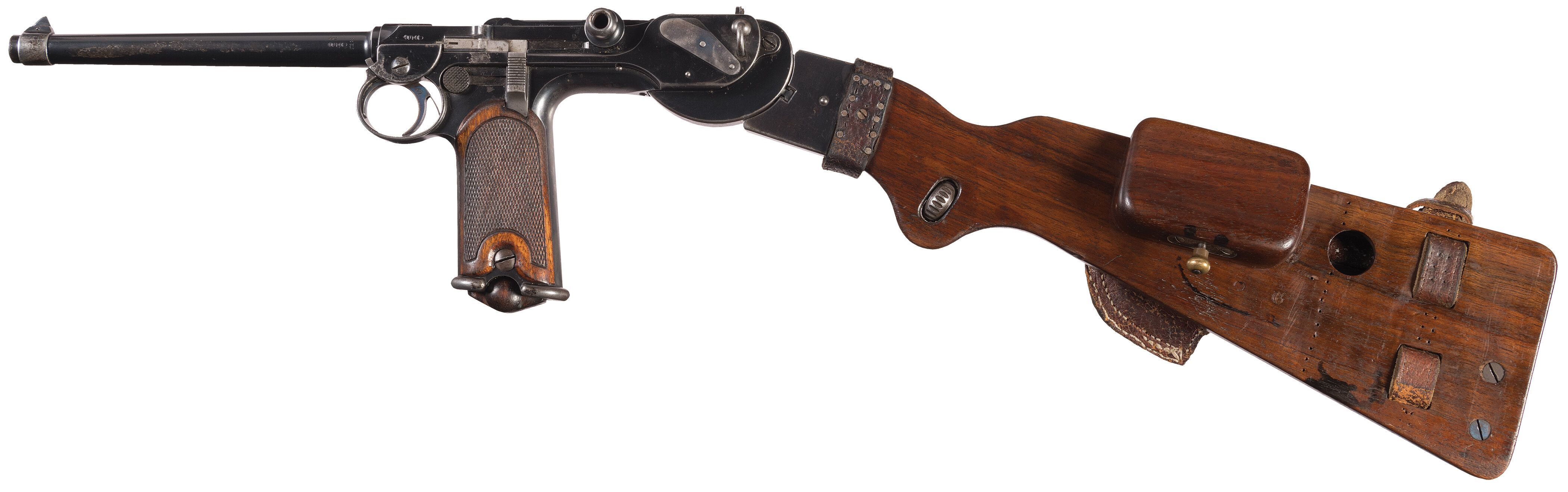 Loewe Model 1893 Borchardt Pistol With Accessories | Rock Island Auction