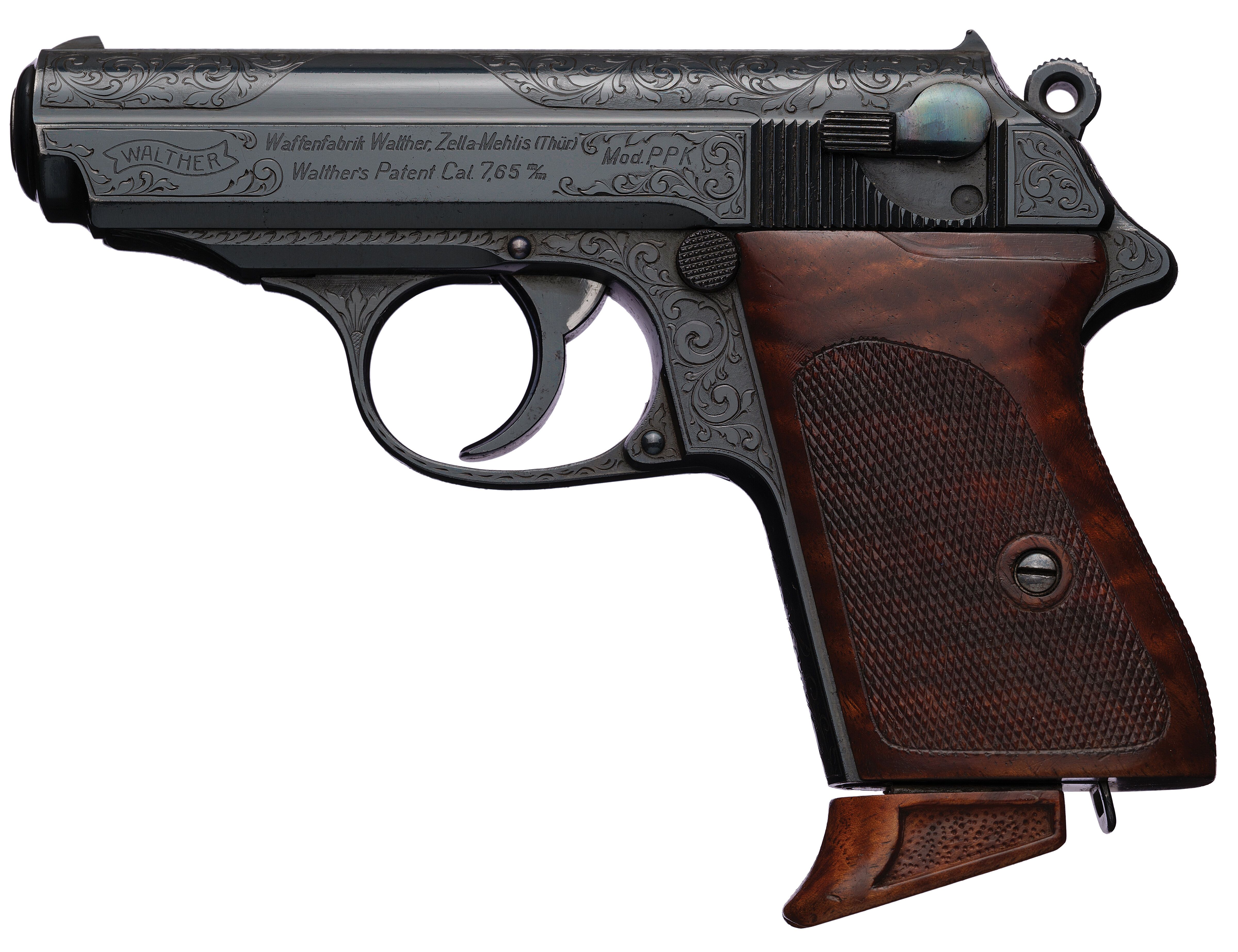 Deluxe, Factory Engraved, Pre-War Walther PPK Pistol | Rock Island
