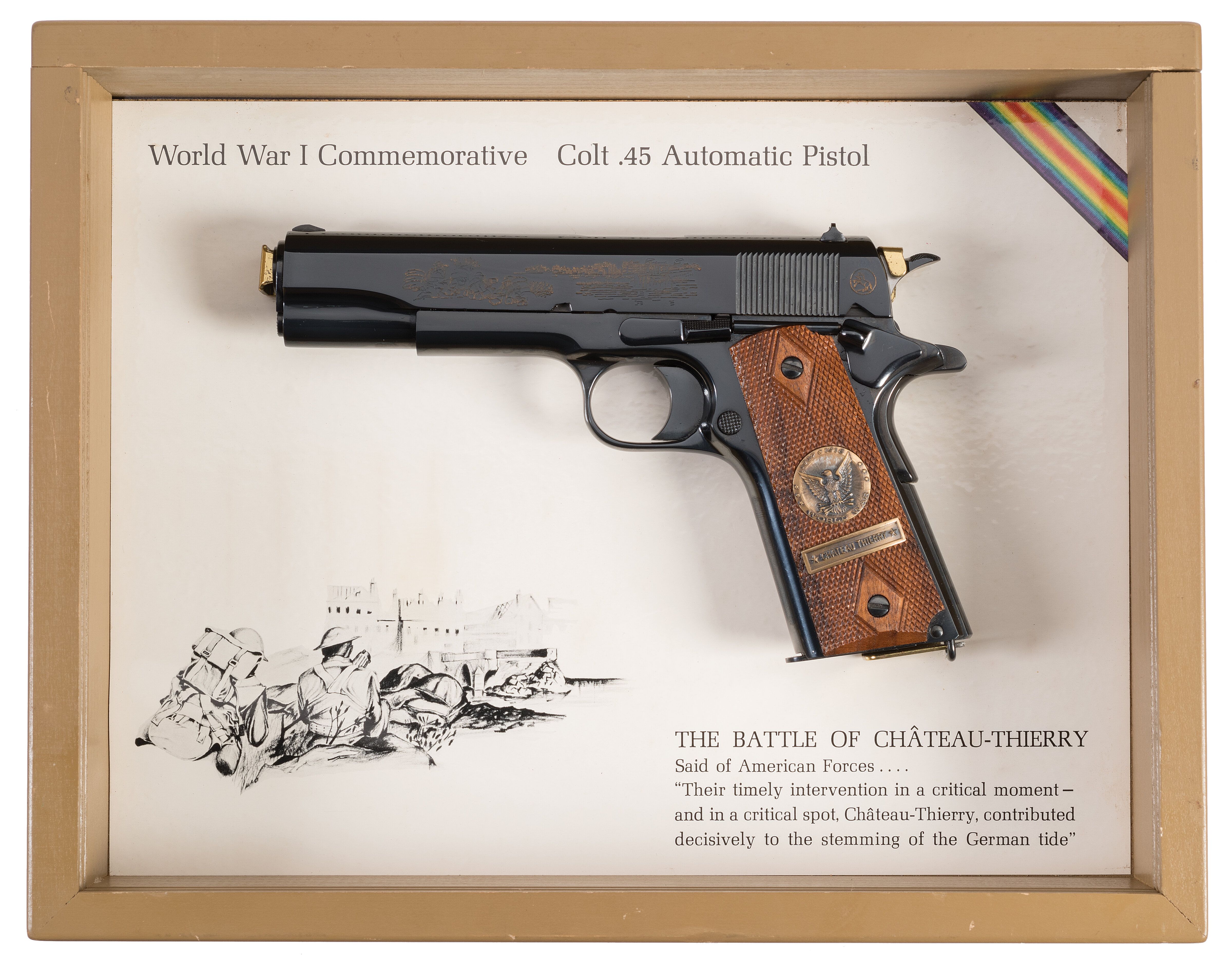 ドイツ　アンティーク　グレインサック　イニシャルAV 1911 Colt WWI 