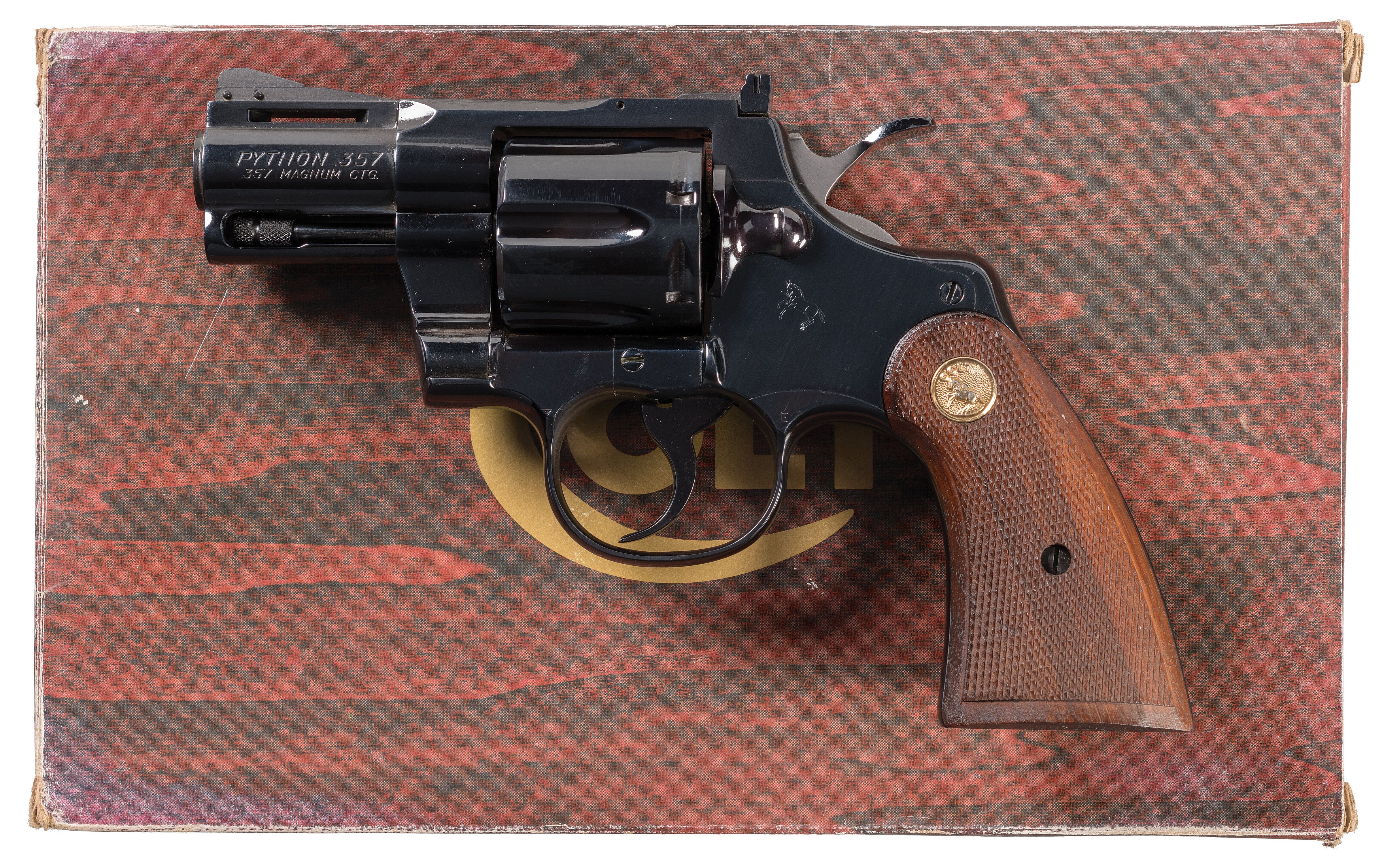 Colt Python Revolver with 2 1/2 Inch Barrel and Box | Rock Island Auction