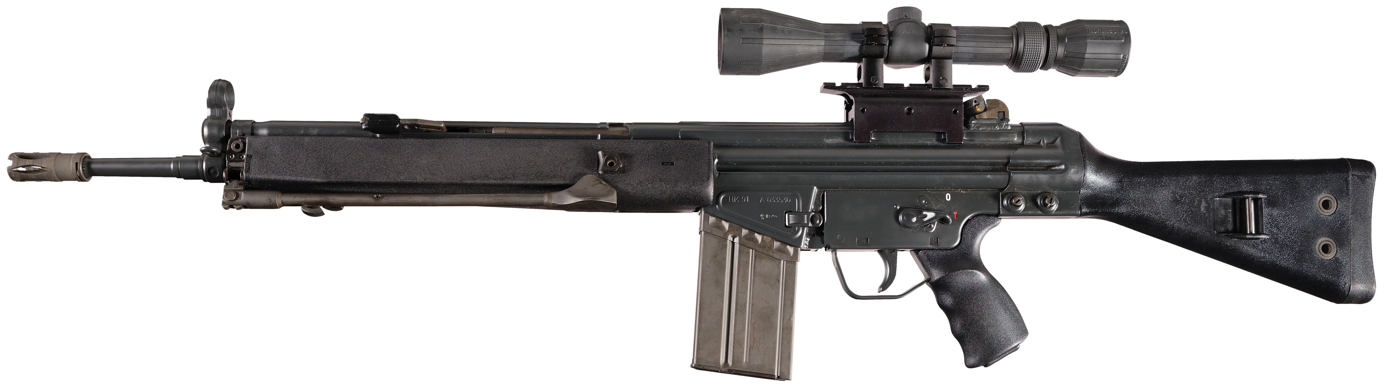 Pre-Ban Heckler & Koch HK91 Rifle with Scope | Rock Island Auction