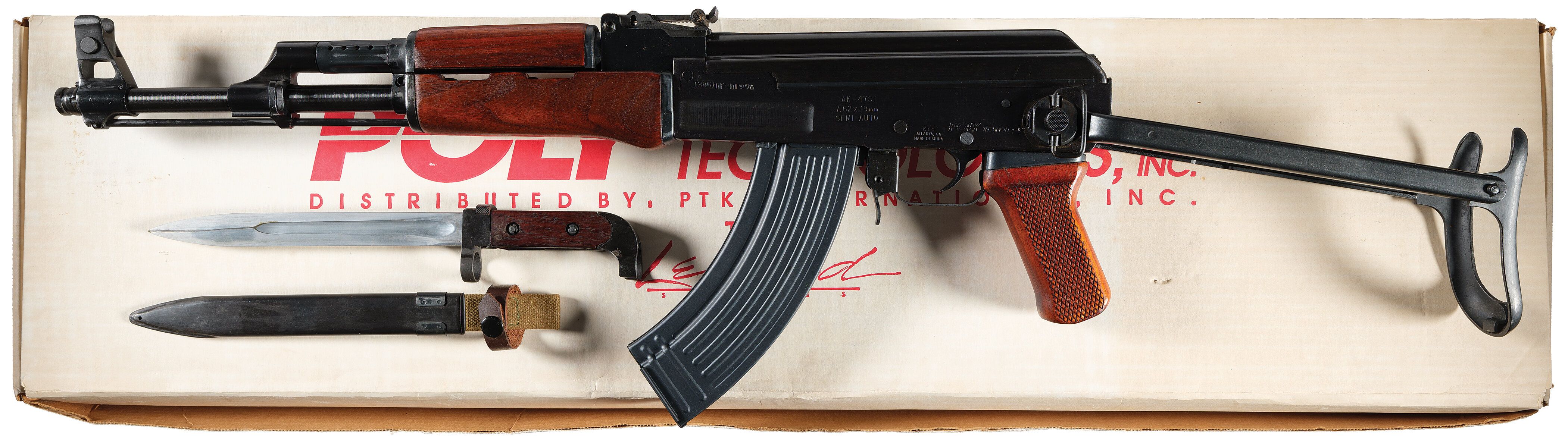 Poly Technologies AK-47S Legend Rifle with Box and Bayonet | Rock ...