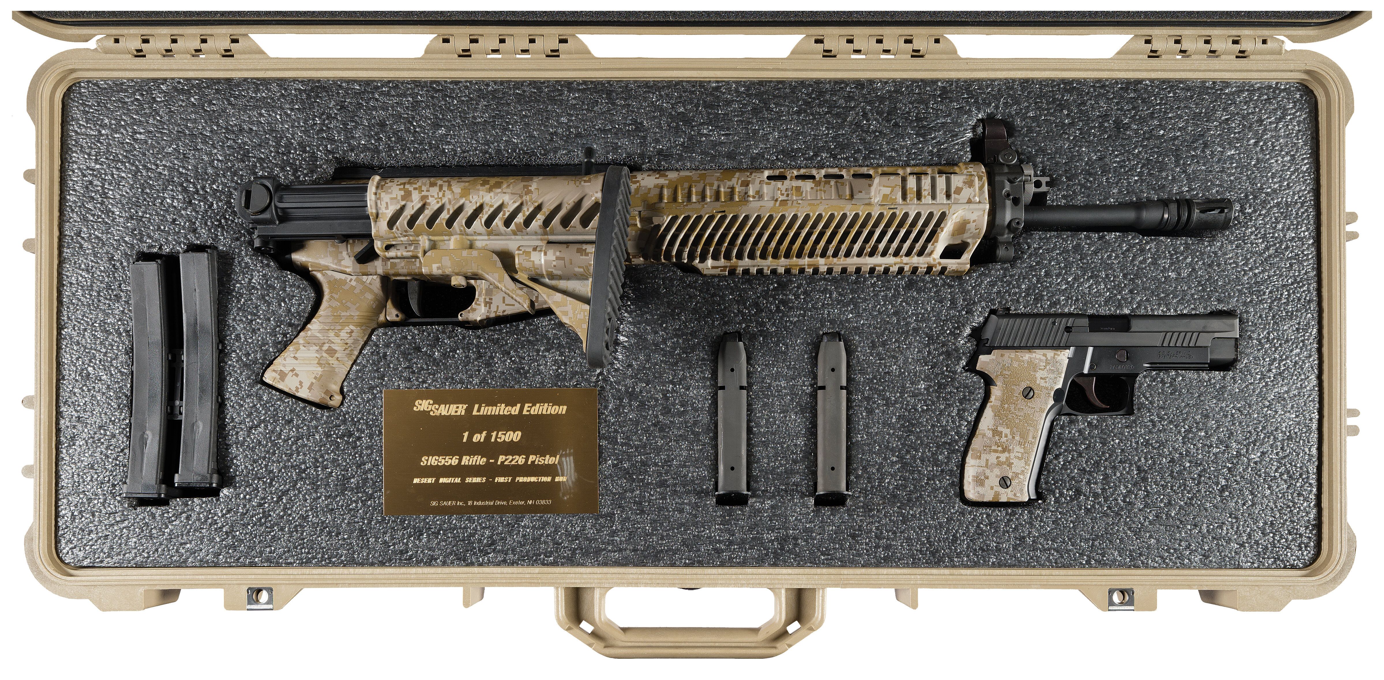 SIG Sauer Digital Desert Camo Limited Edition SIG556/P226 Combo