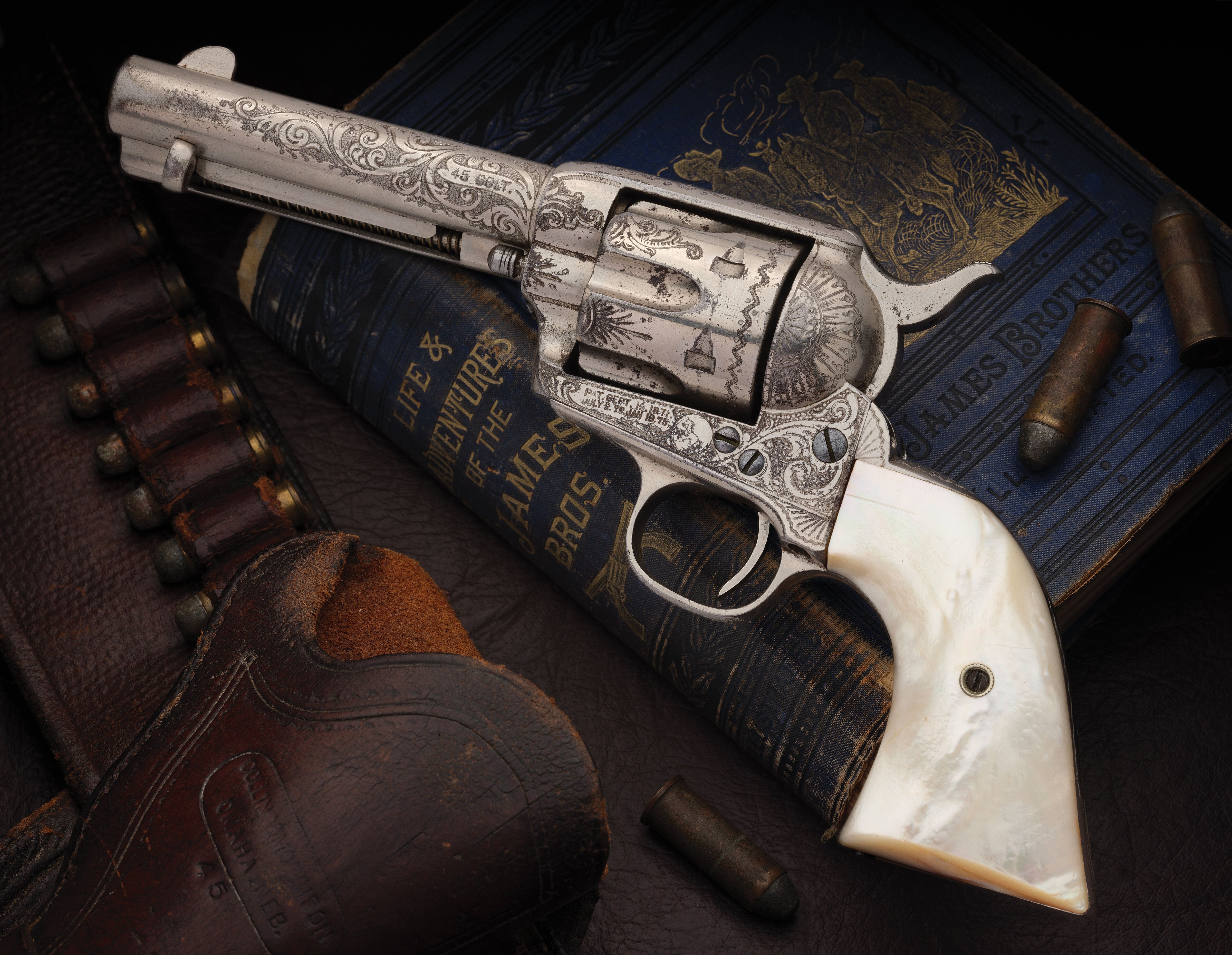 Rampant Colt SAA .45 2nd Gene. late type（Factory Engraved