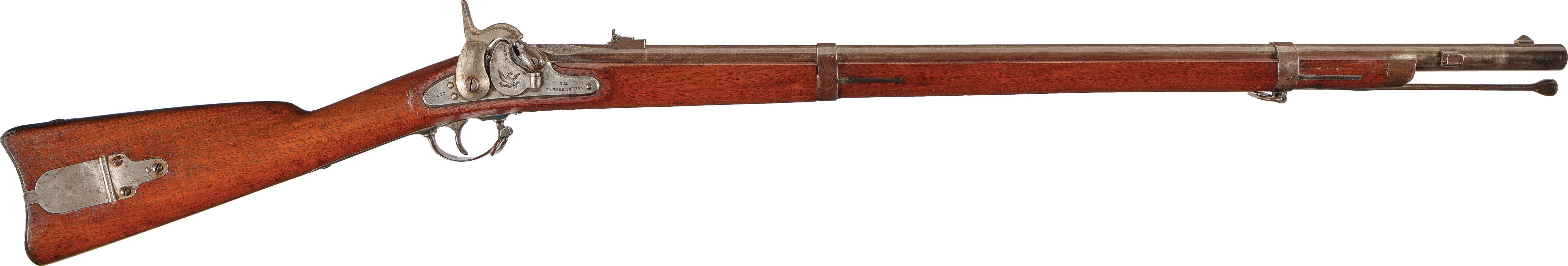 U.S. Harpers Ferry Model 1855 Rifle Dated 1860 | Rock Island Auction