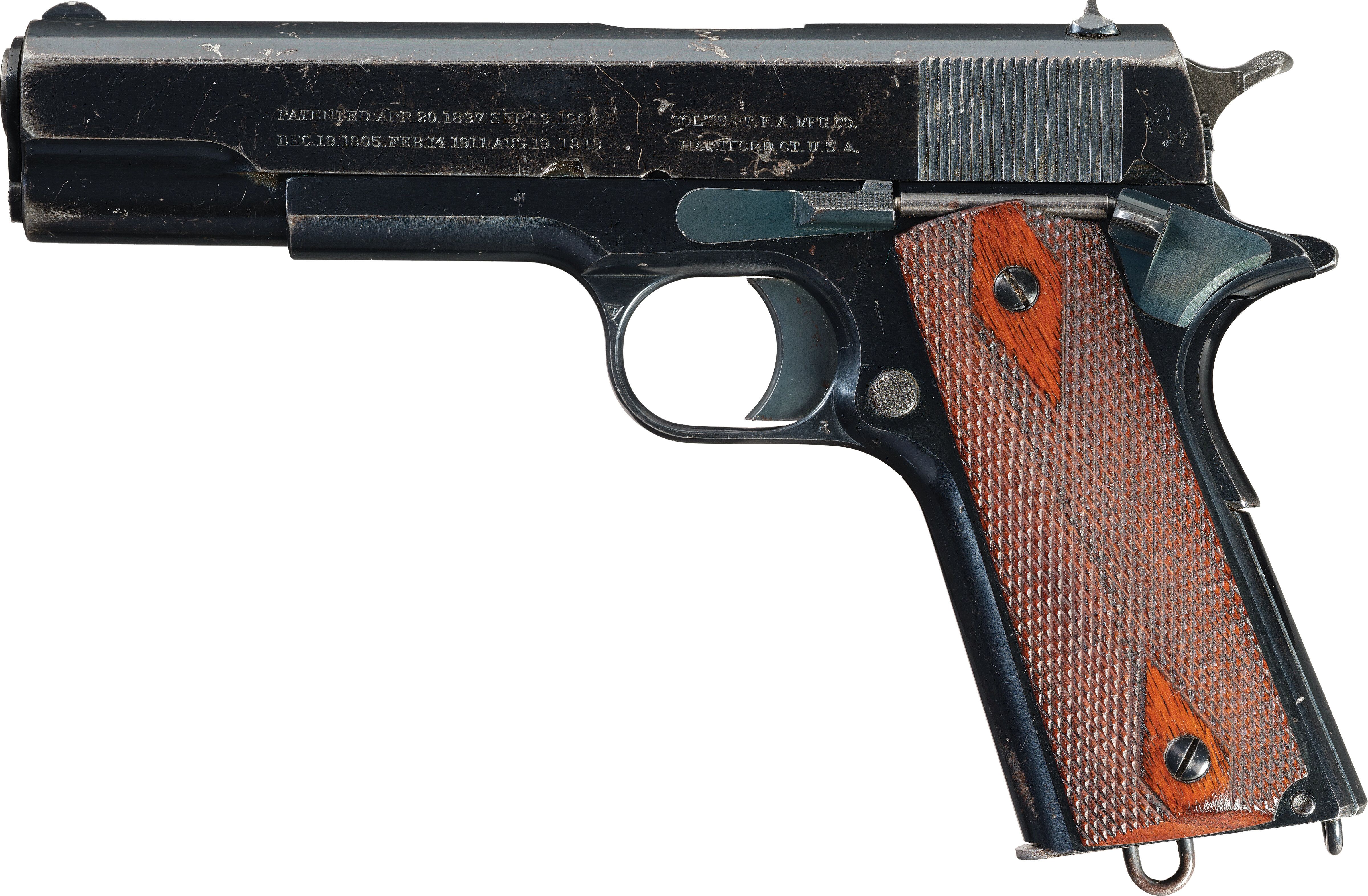 1914 Production World War I Era Colt Government Model Pistol