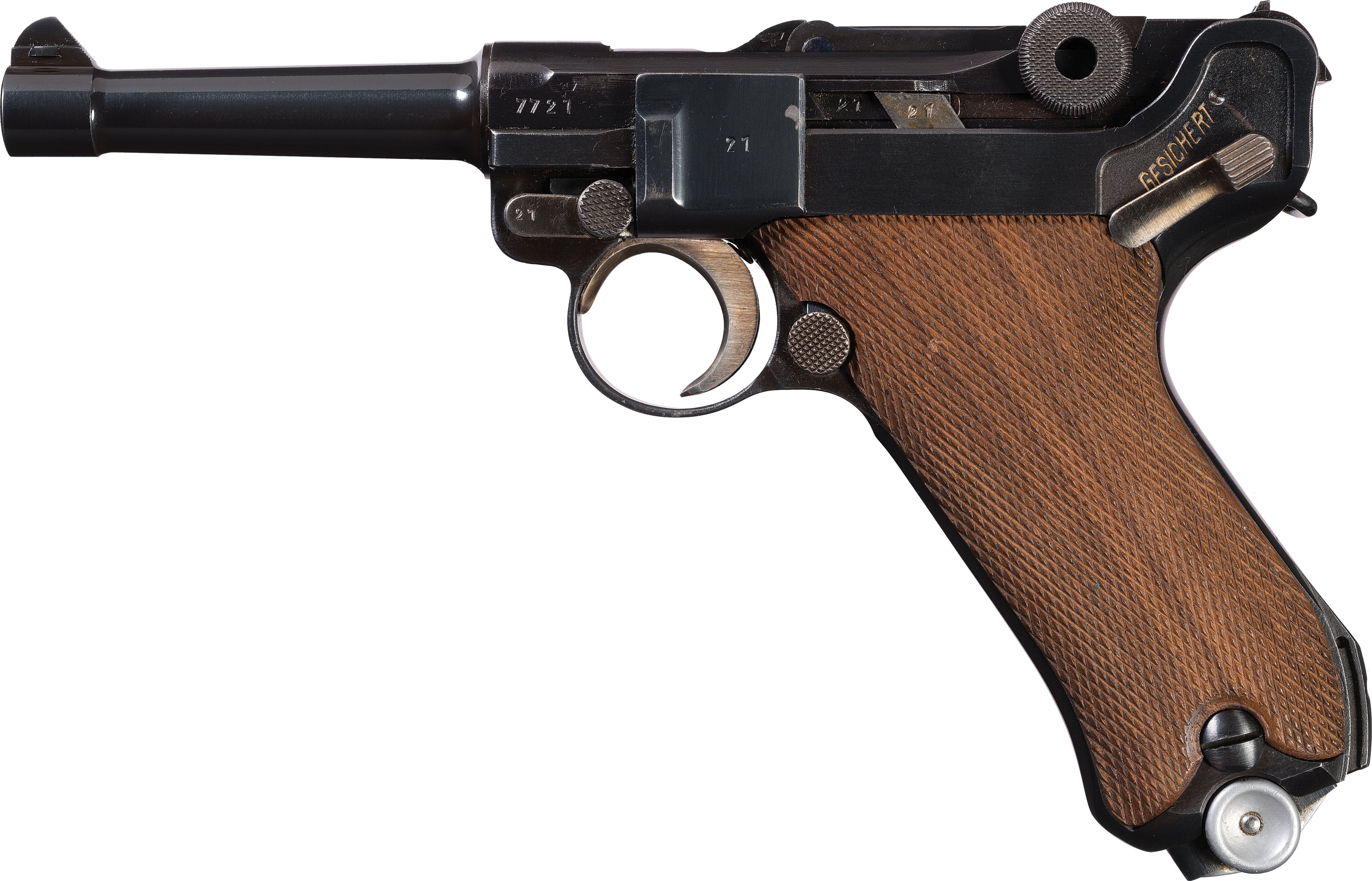 II &quot;42&quot; Dated Swedish Contract Mauser Banner Commercial <b>Luger</b> Sem...