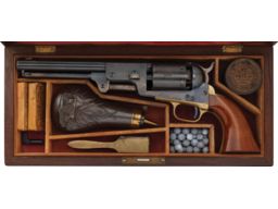 Cased 8 Inch Barrel Colt Third Model Dragoon Percussion Revolver
