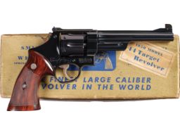 Cecil R. King Inscribed S&W .44 Hand Ejector Revolver with Box