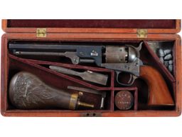 Cased Colt Model 1851 Navy Percussion Revolver