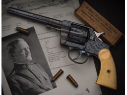 Factory Engraved U.S. Colt New Army Model 1903 Revolver & Sword