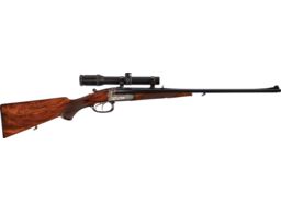 Factory Engraved Greifelt & Co. Boxlock Ejector Double Rifle 