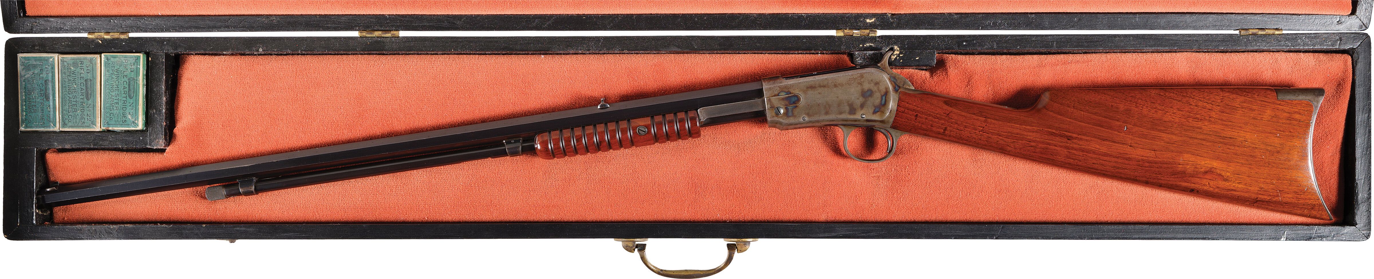 Antique Winchester First Model Model 1890 Rifle with Case | Rock Island ...