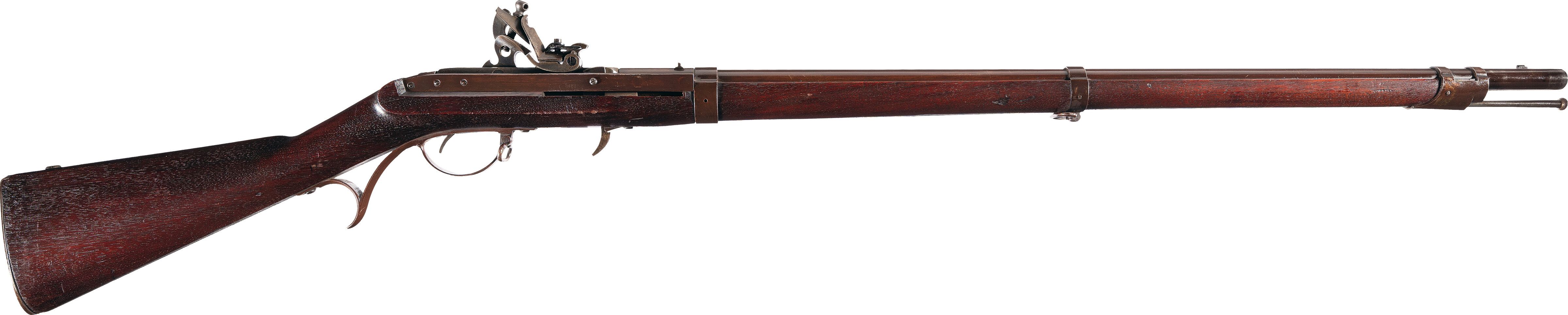 U.S. Harpers Ferry Model 1819 Hall Flintlock Rifle Dated 1839 | Rock ...