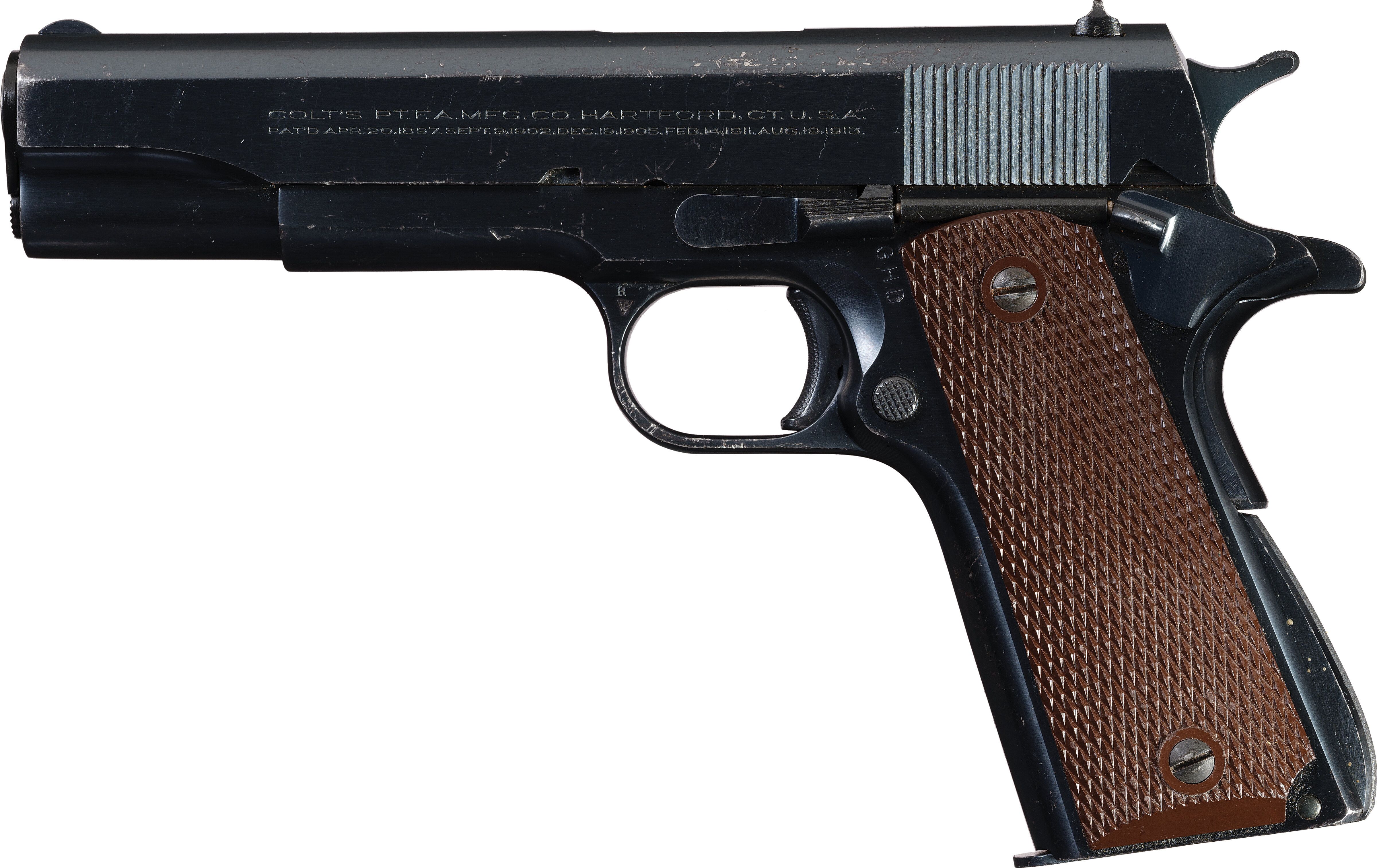 OSS Warehouse Shipped WWII U.S. Colt Super .38 Pistol | Rock