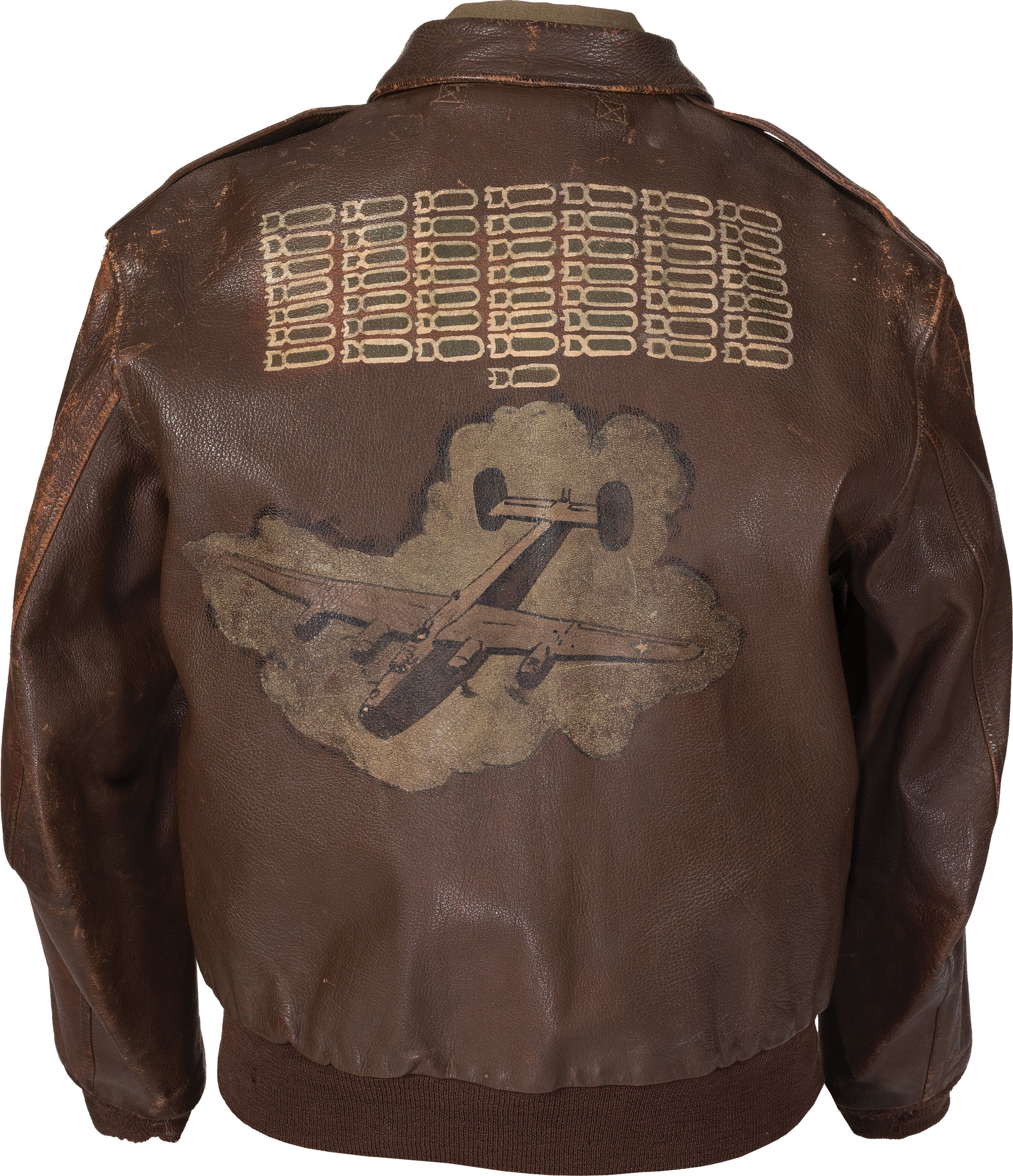 WWII USAAF/OSS Painted A-2 Flight Jacket | Rock Island Auction