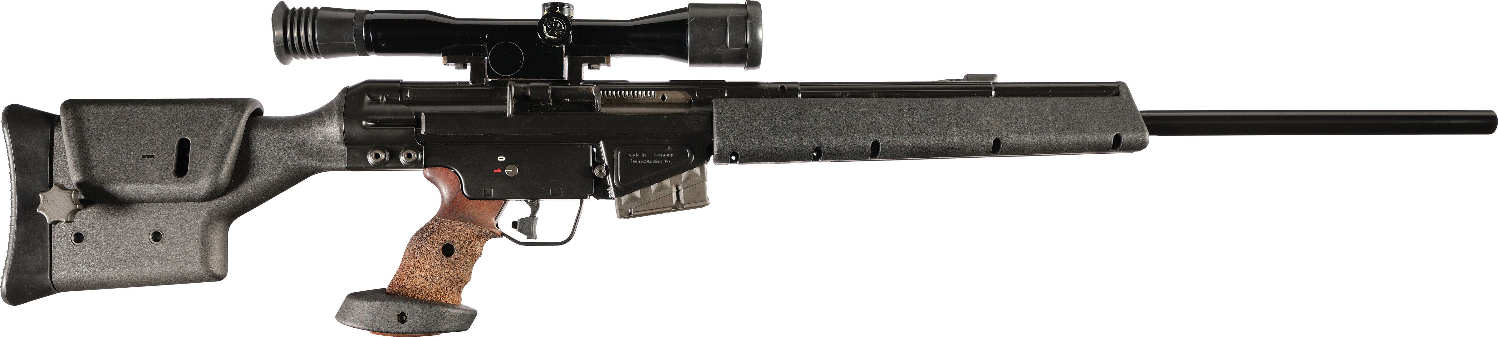 Heckler & Koch PSG1 Semi-Automatic Sniper Rifle with Scope | Rock ...