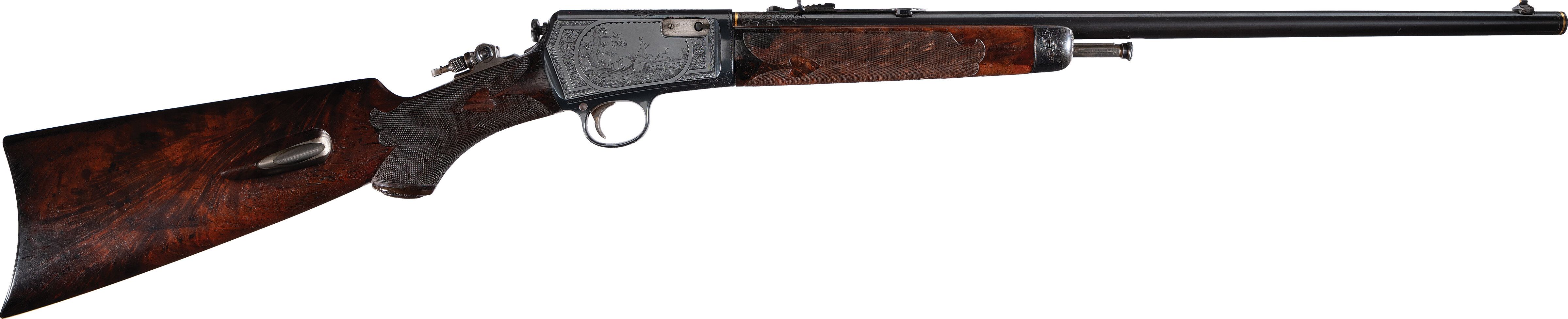 Engraved Special Order Winchester Deluxe Model 1903 Rifle 