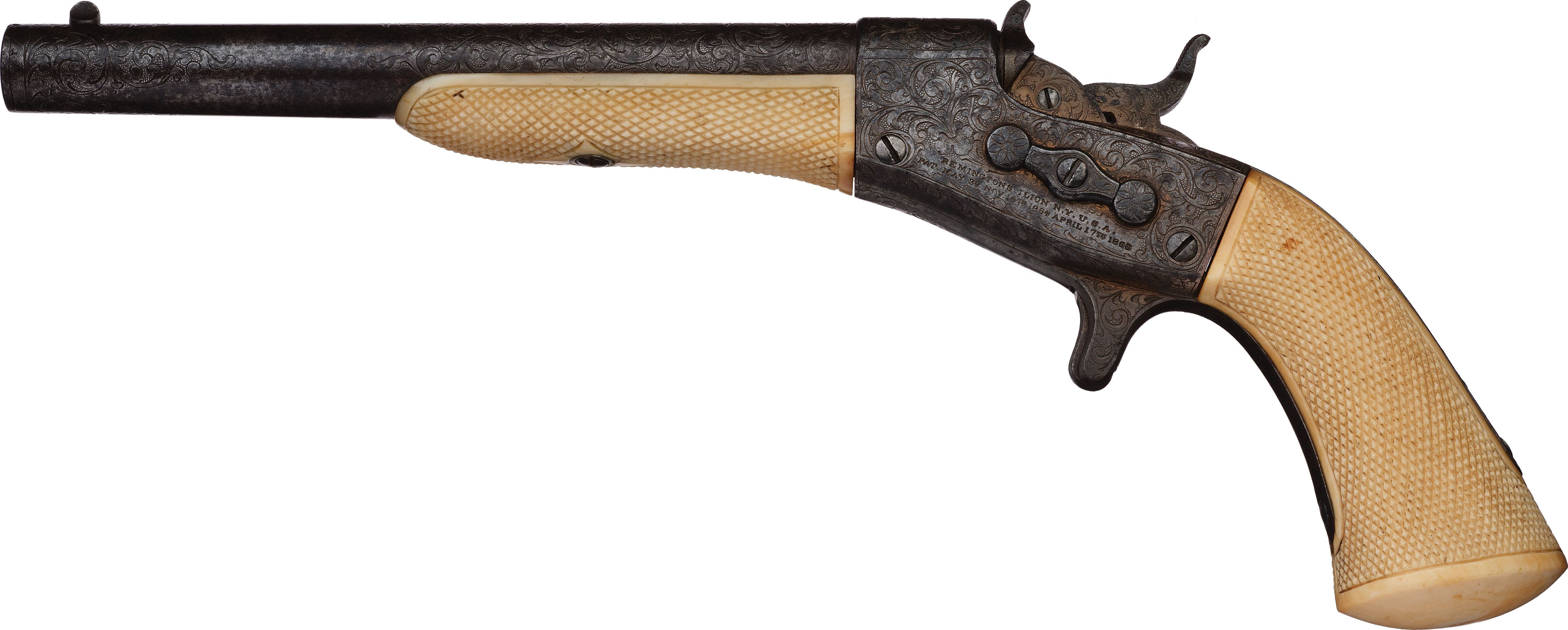 Factory Engraved Remington Model 1865 Navy Pistol | Rock Island Auction