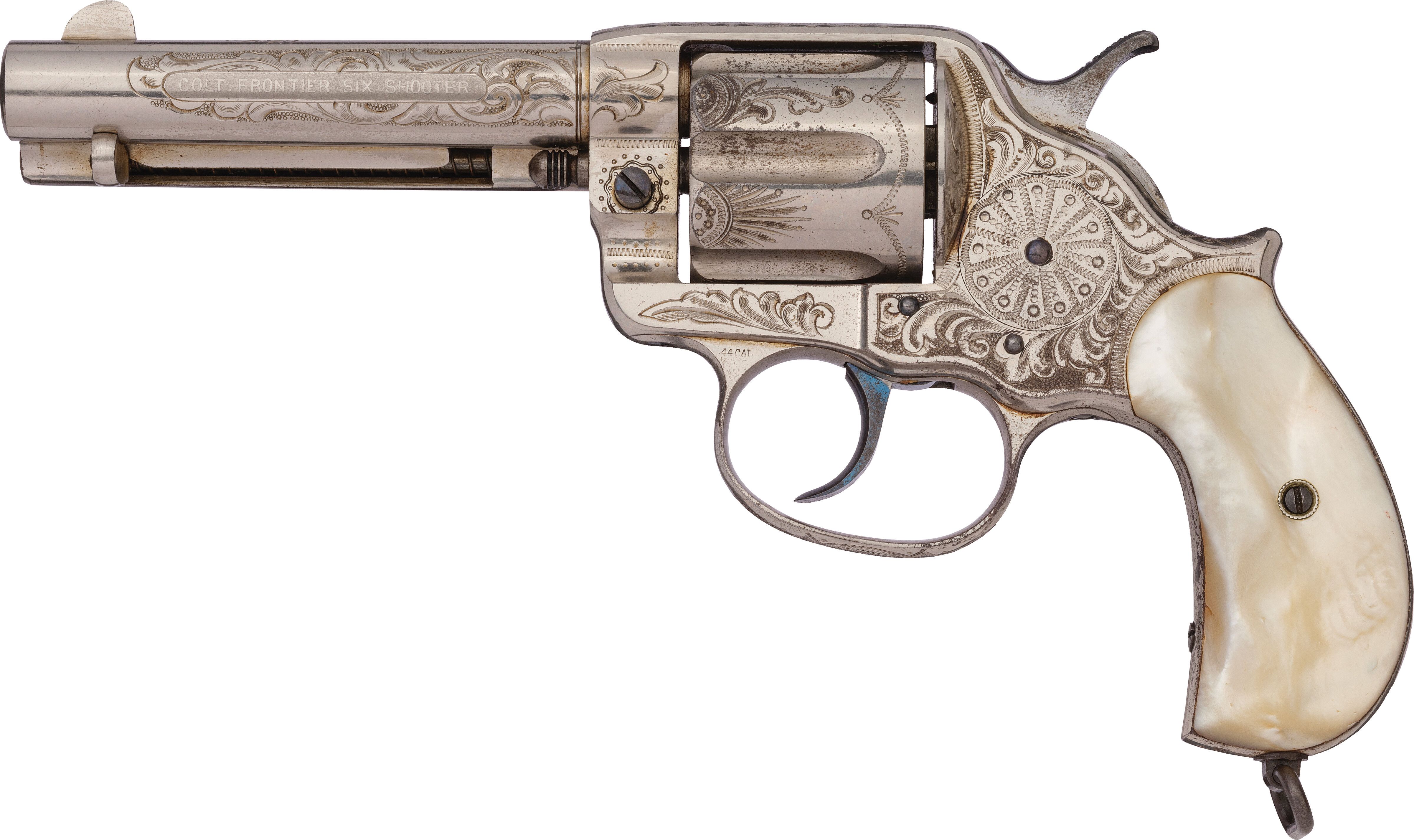 Engraved Colt Frontier Six Shooter Model 1878 Revolver | Rock