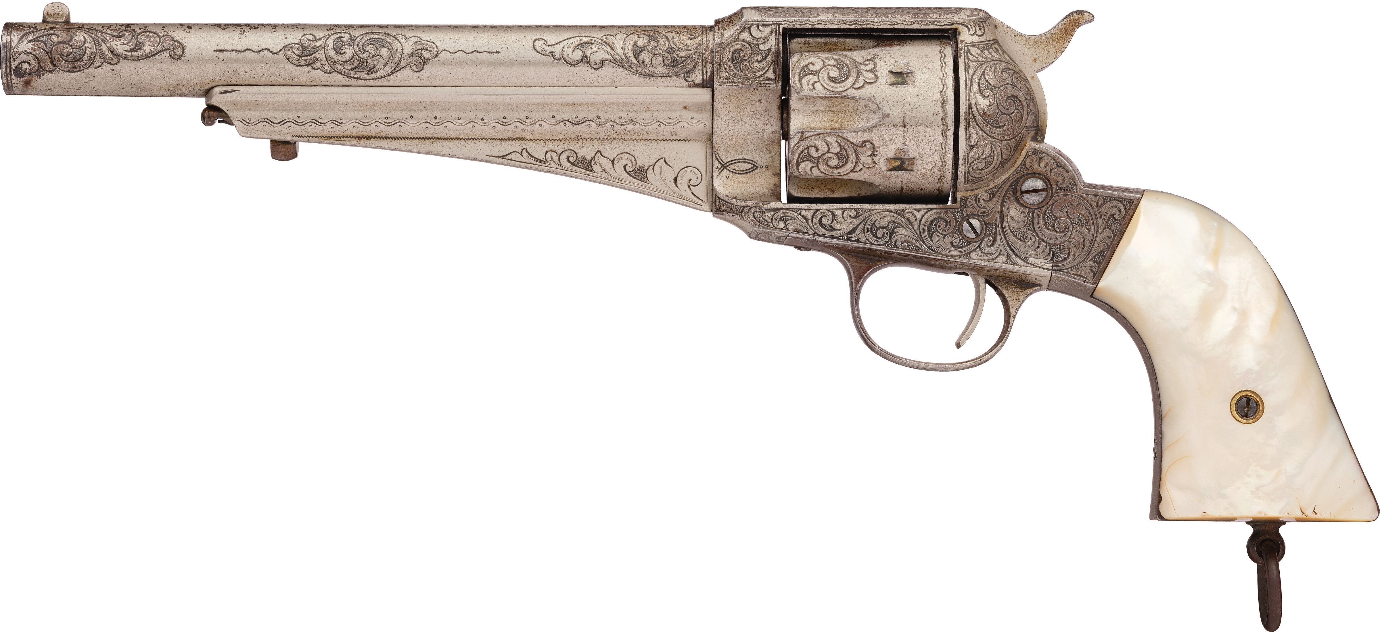 Early Factory Engraved Remington Model 1875 Revolver | Rock Island