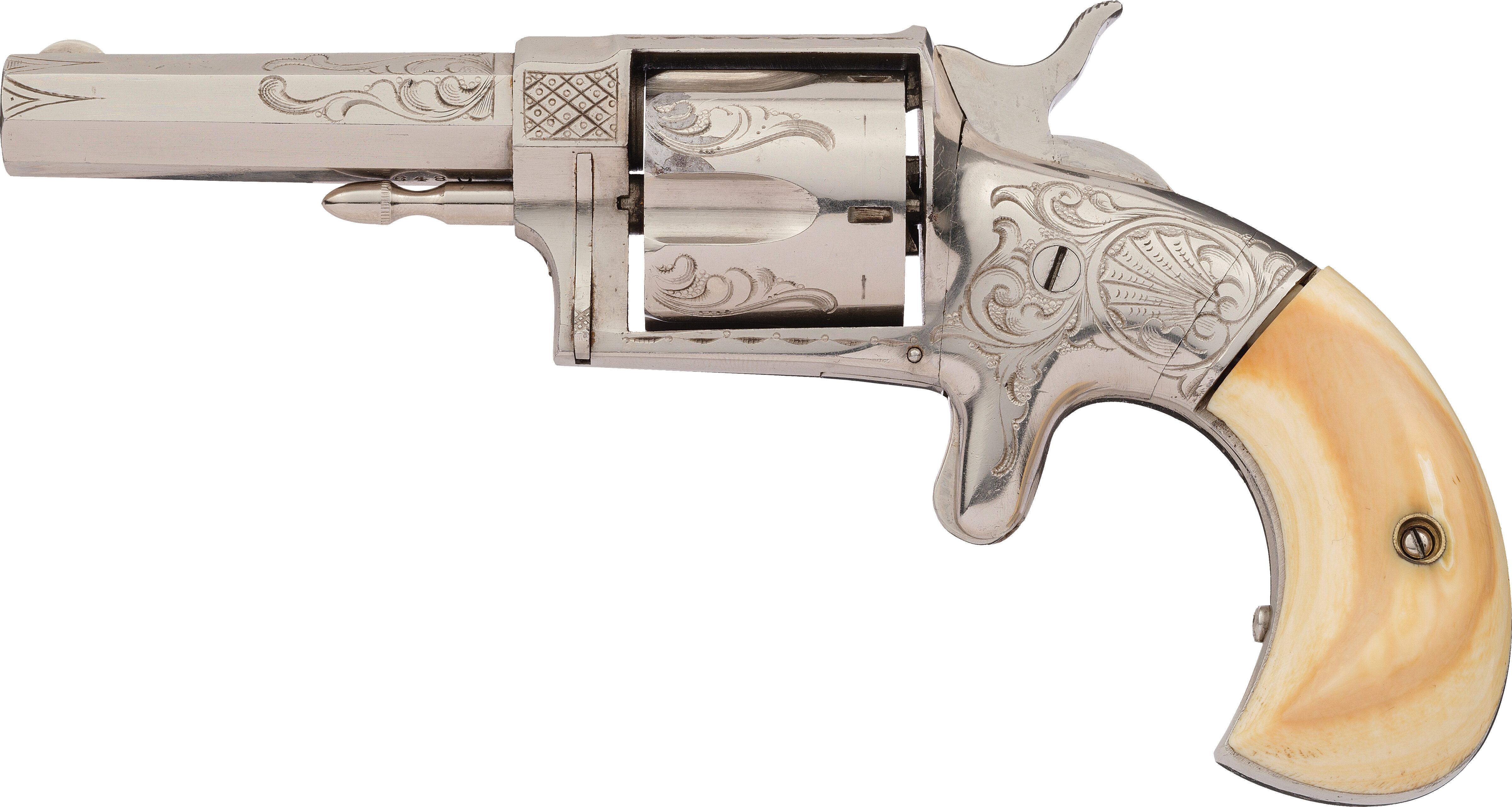 Factory Engraved Hopkins & Allen Mfg. Co. XL No. 4 N.Y. Revolver