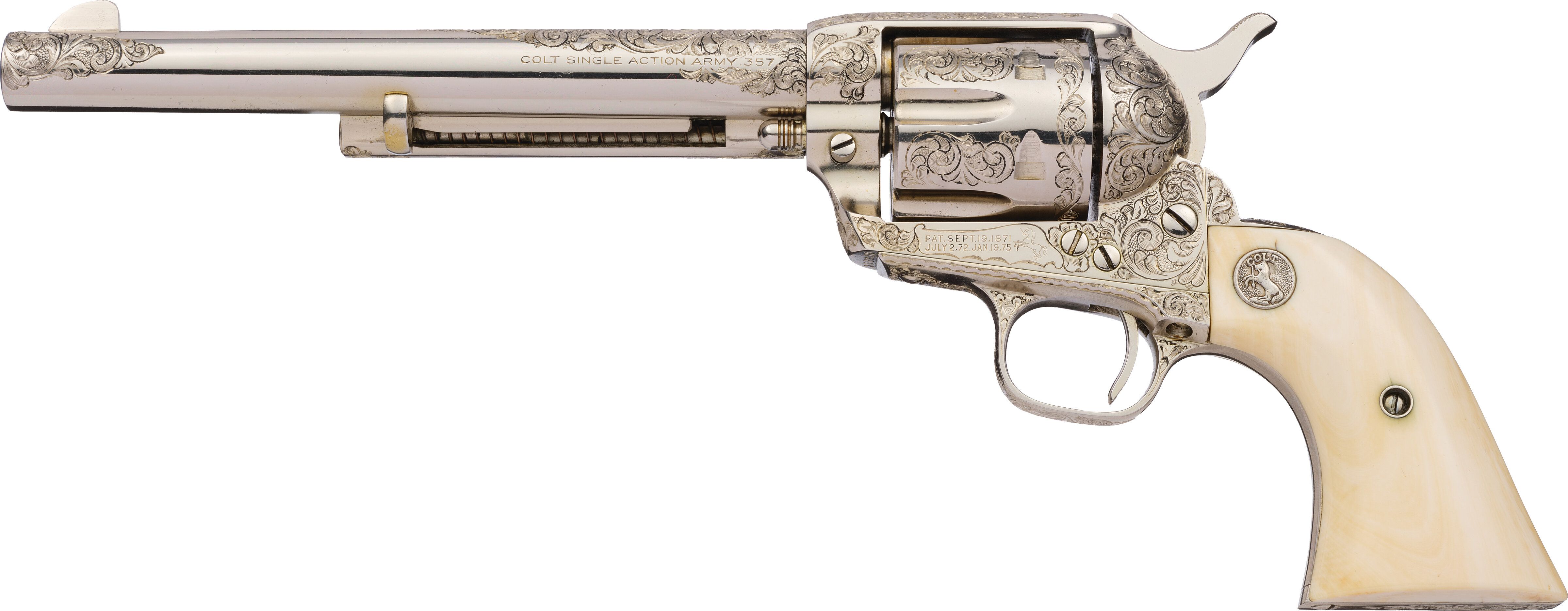 A.F. Herbert Engraved Colt Single Action Army Revolver