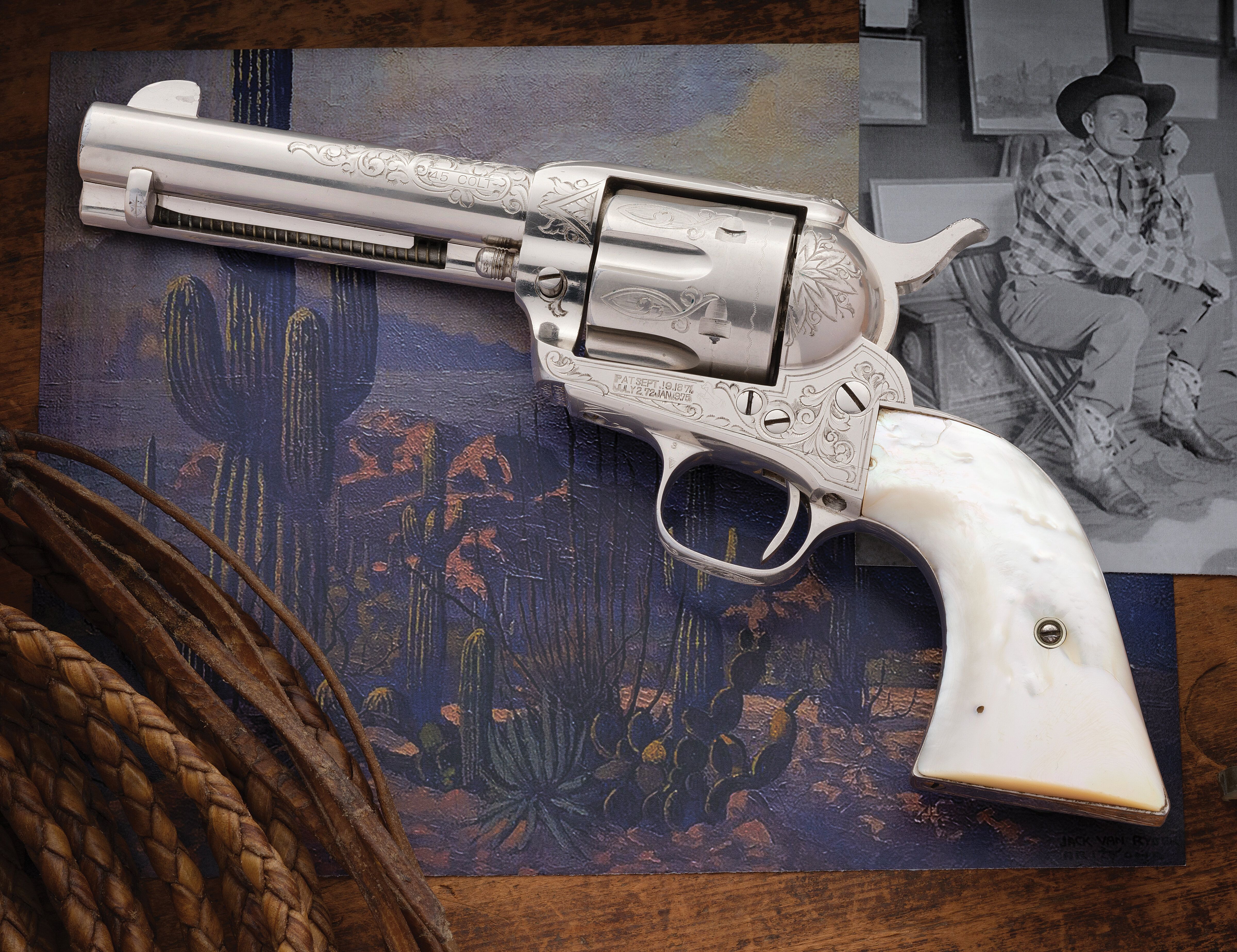 Factory Engraved Colt Single Action Army Revolver | Rock Island