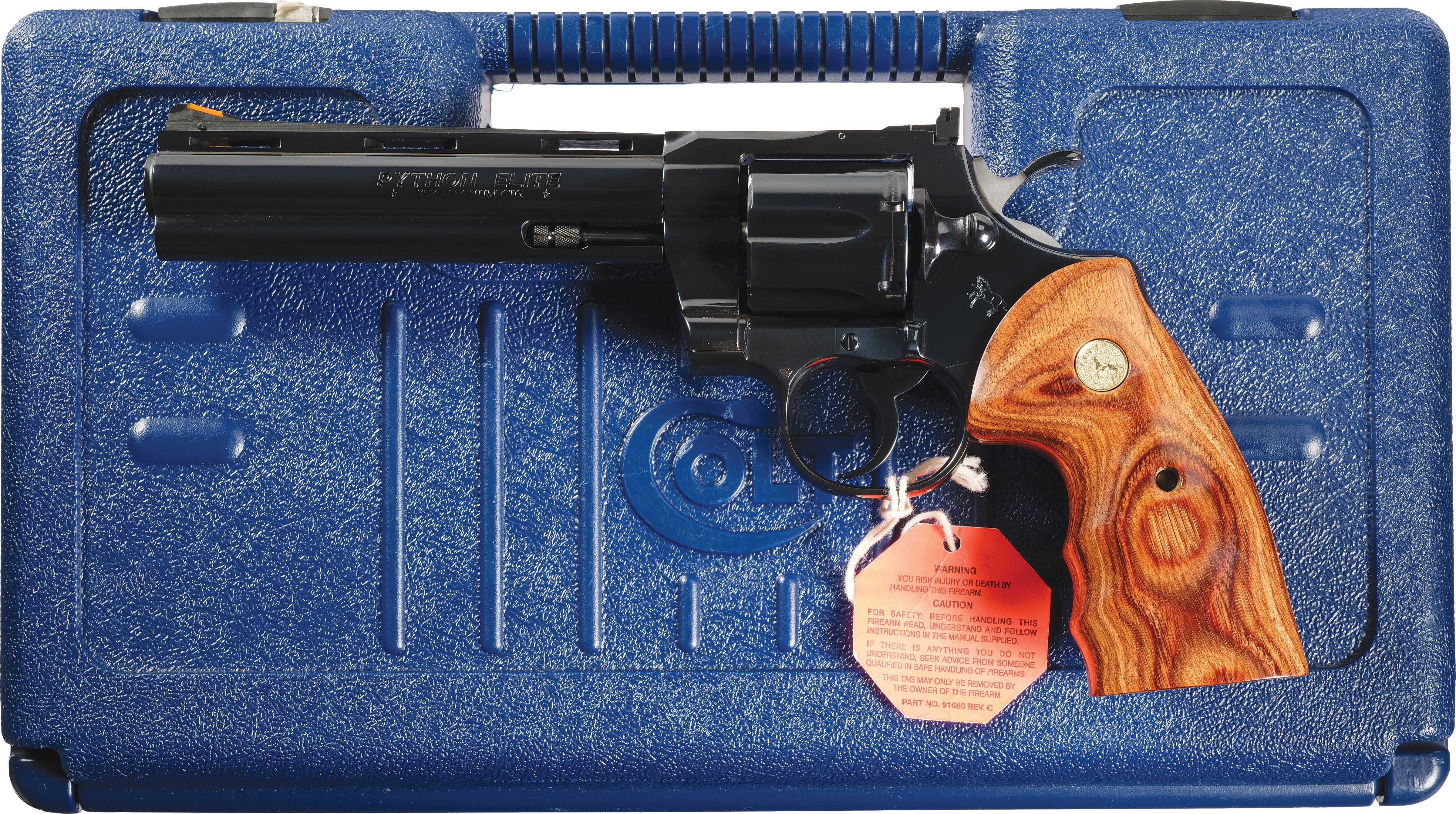 Colt Python Erlc First Colt Python Elite Revolver with Factory Letter and Case | Rock ...