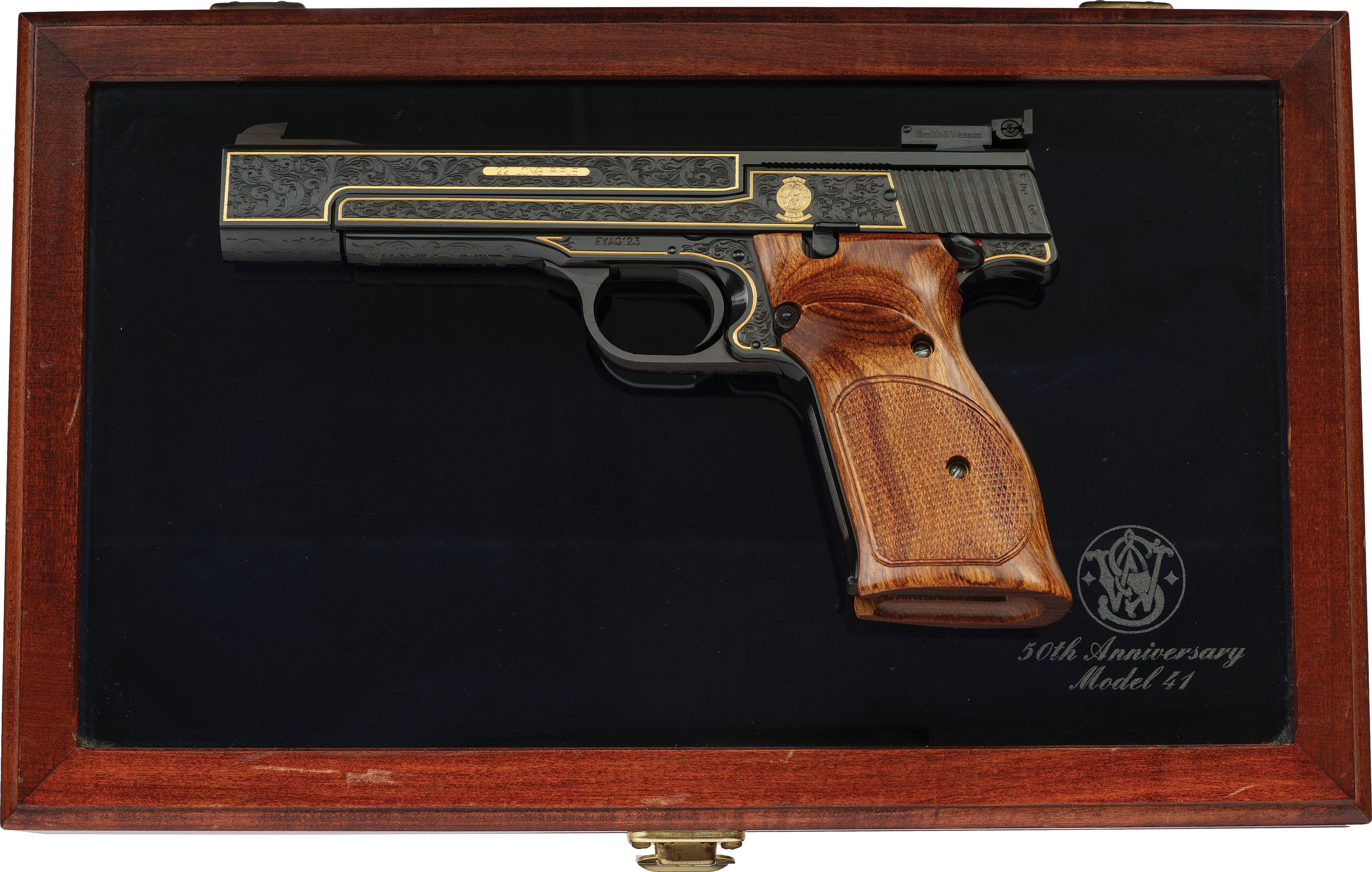 Factory Engraved and Gold Inlaid S&W Model 41 Pistol | Rock Island