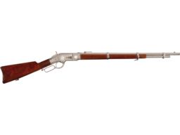 Ulrich Master Engraved Winchester Model 1866 Lever Action Musket